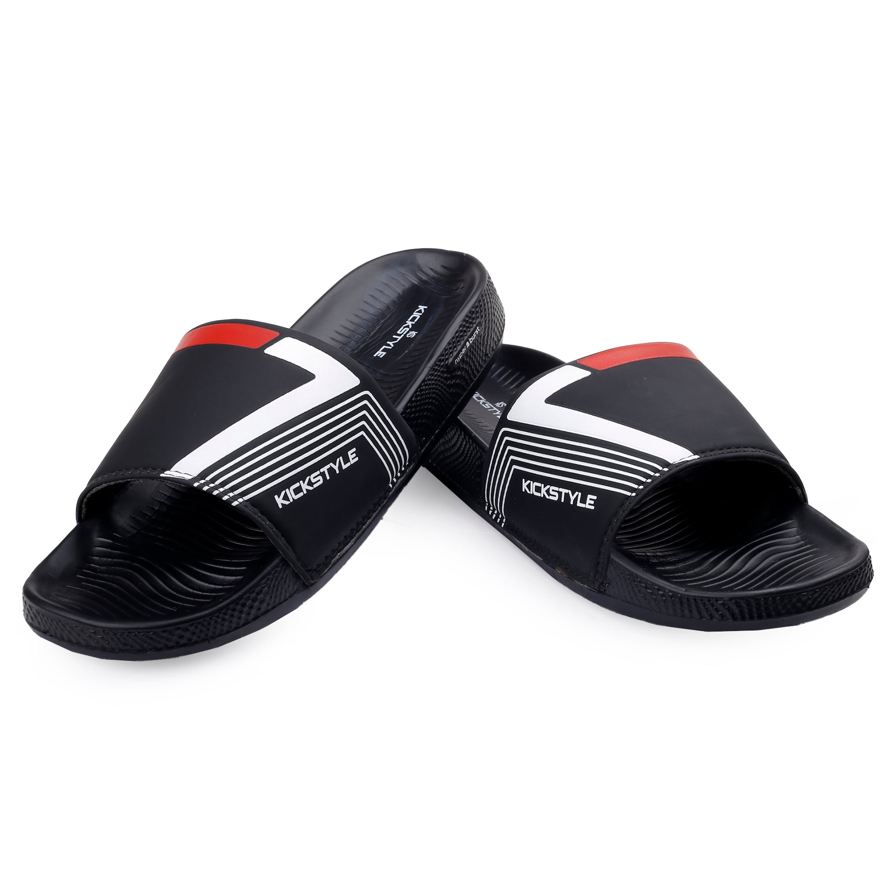 KICKSTYLE Men's Flip Flops Slippers – Soft Slip-On, Stylish Comfort Sliders, Casual Chappals, Open Toe And Lightweight Slippers KS2011